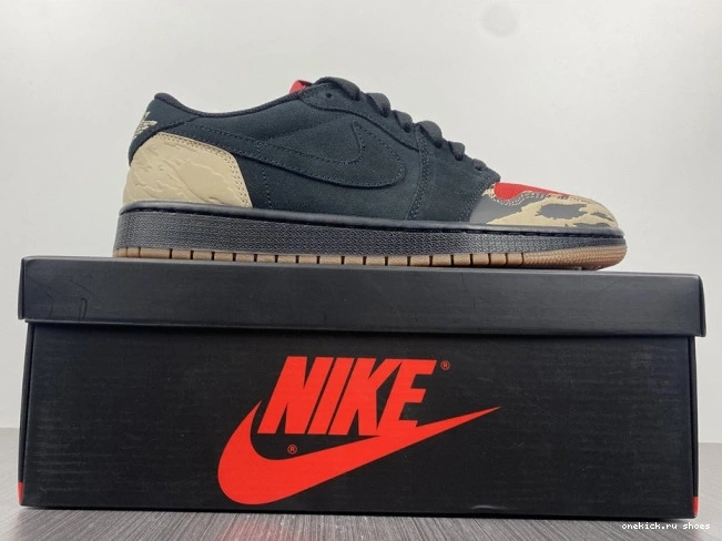 Rep SoleFly Carnivore Jordan 1 x Low Air DN3400-001 0822